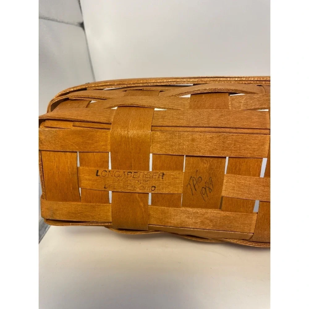1989 Longaberger Century Collection American Cancer Society 8x4 Basket
